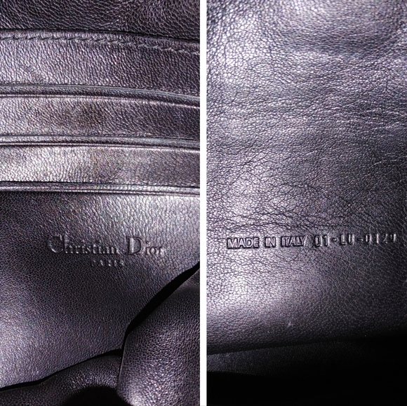 Christian Dior Black Cannage Leather Convertible Crossbody Bag - Picture 6 of 16